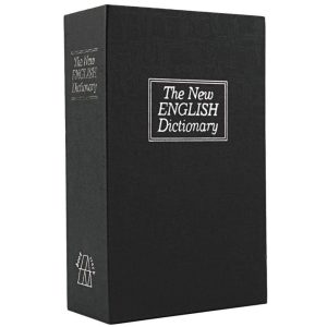 Key Locking Book Safe – Dictionary-Style with 2 Keys
