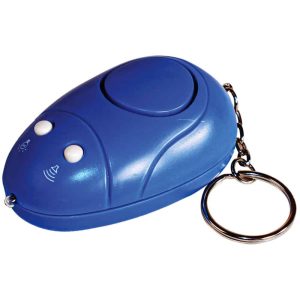 Keychain Alarm with Flashing Light – 130dB, Blue