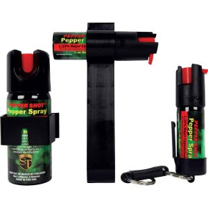 Pepper Shot Tri-Pack Pepper Spray – 3-Piece Set