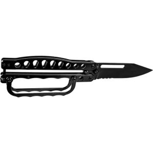 Butterfly Trench Knife – 5-Inch Serrated Blade, 11 Inches Overall