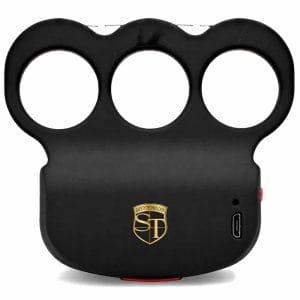 Triton Stun Gun – 80 Million Volts, Squeeze-to-Fire Grip